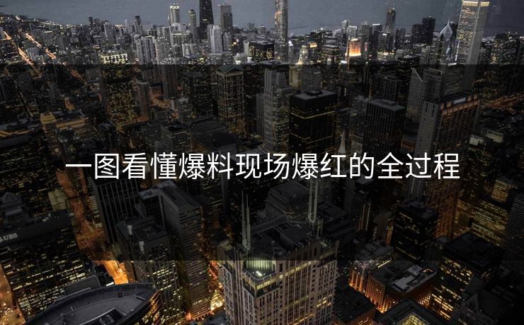 一图看懂爆料现场爆红的全过程