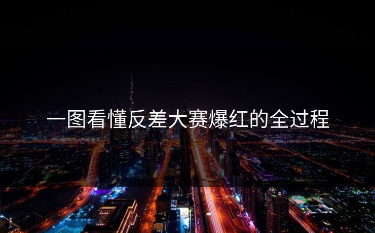 一图看懂反差大赛爆红的全过程