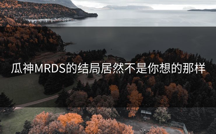 瓜神MRDS的结局居然不是你想的那样